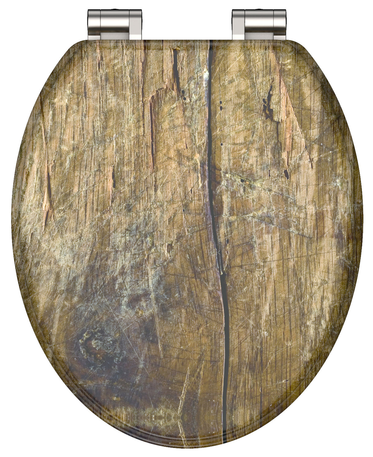 Mönstrad toalettsits universal med trĂ€kĂ€rna - BĂTTRE. CC-mĂ„tt: 130-185mm LĂ€ngd: 425-475mm Bredd: 375mm.