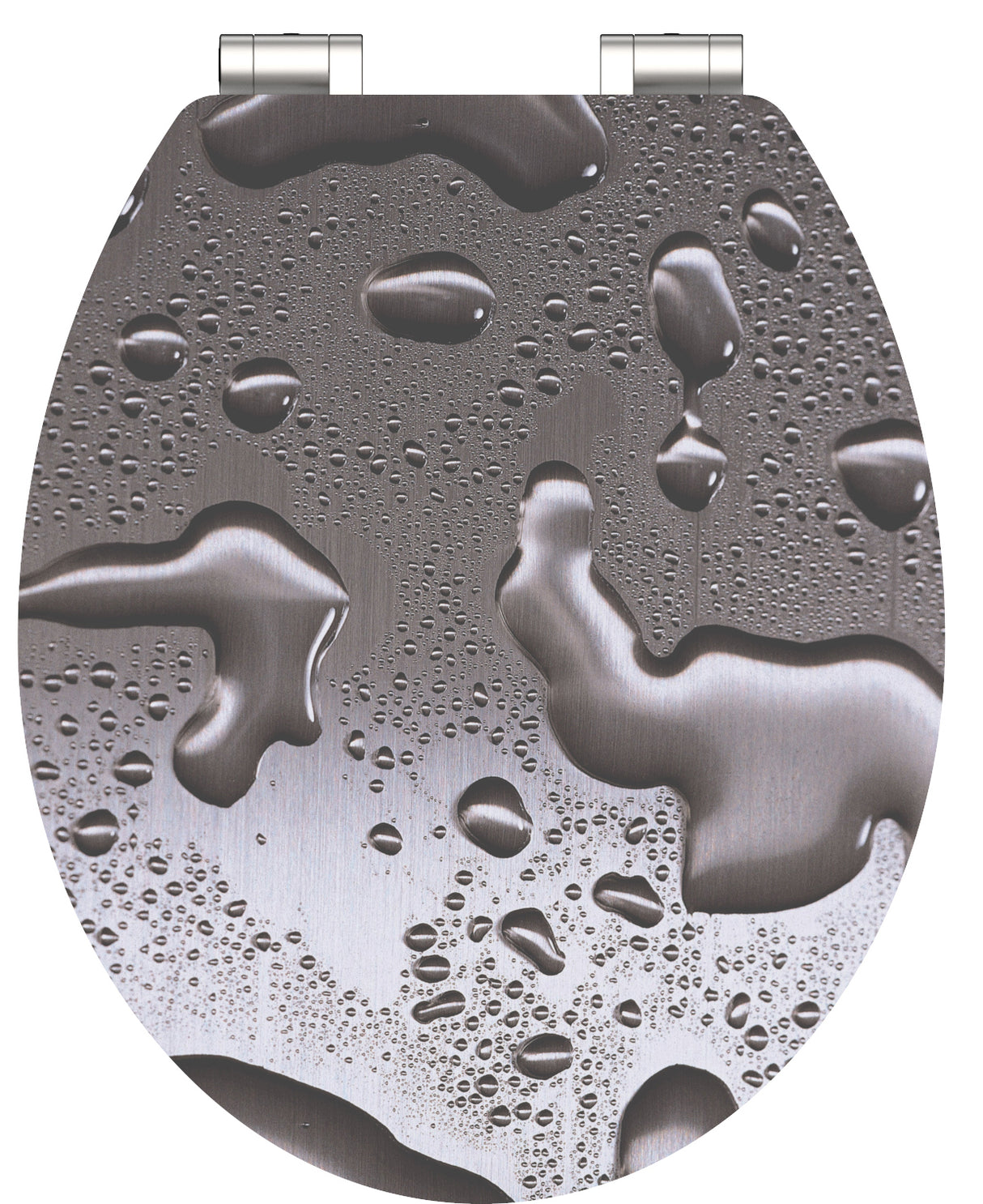 Högblank mönstrad toalettsits universal med trĂ€kĂ€rna - BĂTTRE. CC-mĂ„tt: 130-185mm LĂ€ngd: 425-475mm Bredd: 370mm.