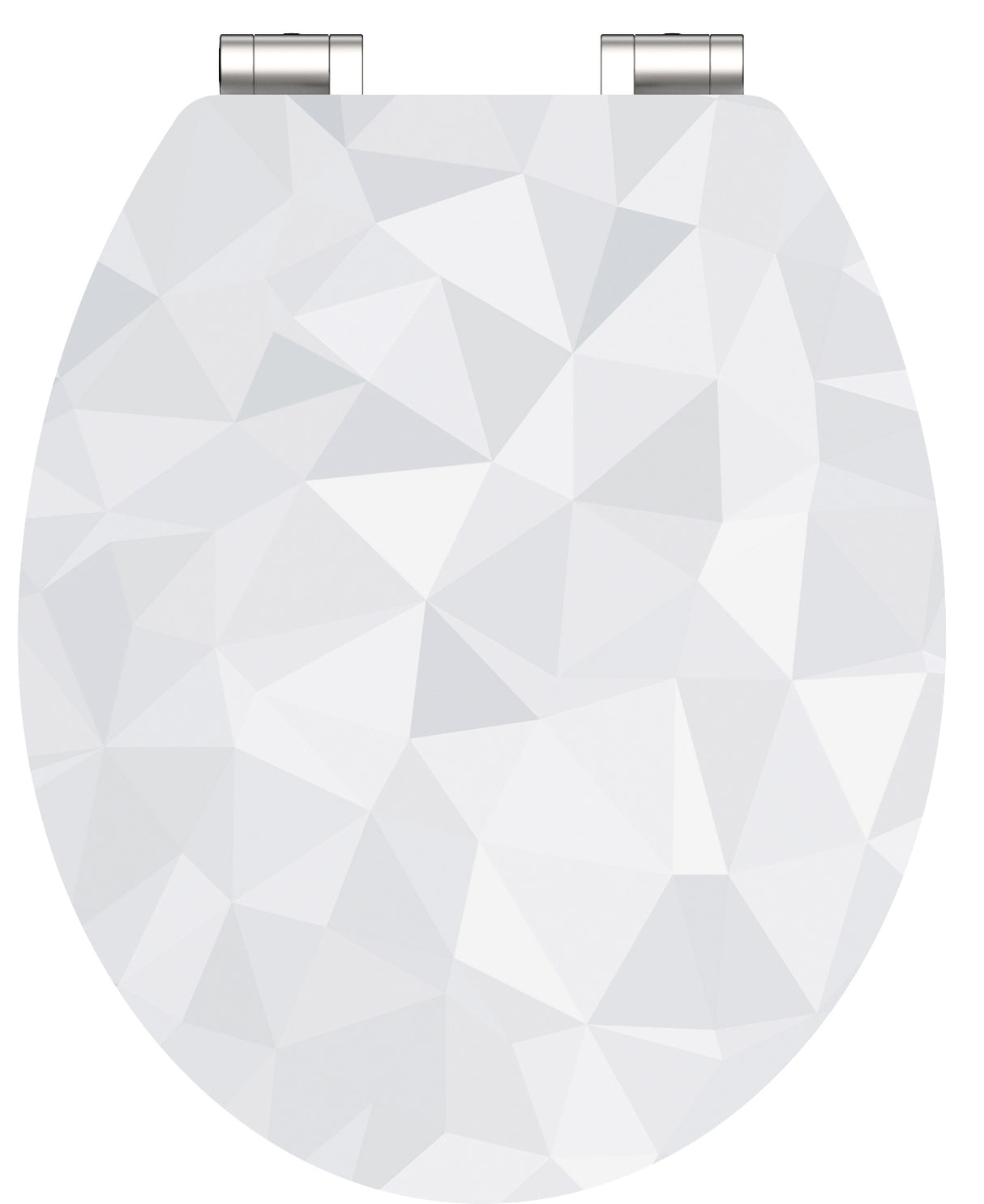 Högblank mönstrad toalettsits universal med trĂ€kĂ€rna - BĂTTRE. CC-mĂ„tt: 130-185mm LĂ€ngd: 425-475mm Bredd: 370mm.