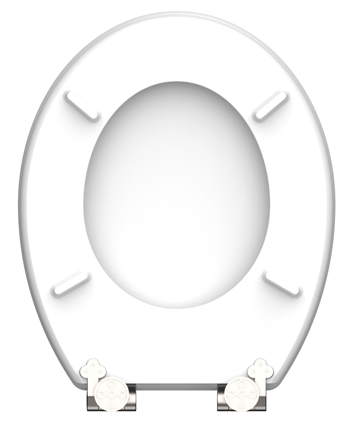 Högblank mönstrad toalettsits universal med trĂ€kĂ€rna - BĂTTRE. CC-mĂ„tt: 130-185mm LĂ€ngd: 425-475mm Bredd: 370mm.