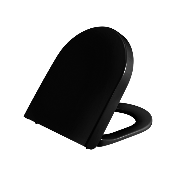 Svart toalettsits - BÄST