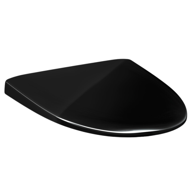 Svart toalettsits för Gustavsberg - BÄST