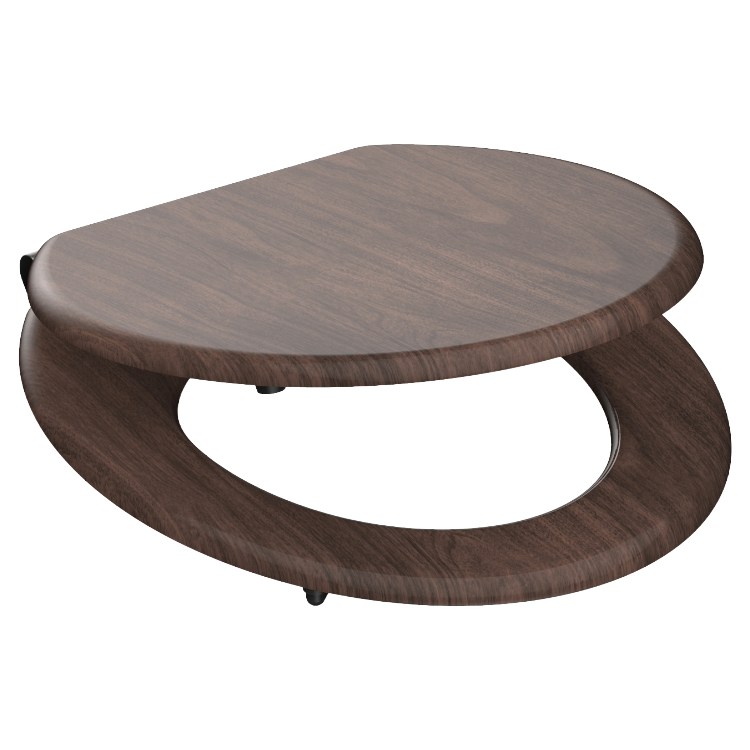 Mönstrad toalettsits universal med trĂ€kĂ€rna - BĂTTRE. CC-mĂ„tt: 130-185mm LĂ€ngd: 425-475mm Bredd: 375mm.