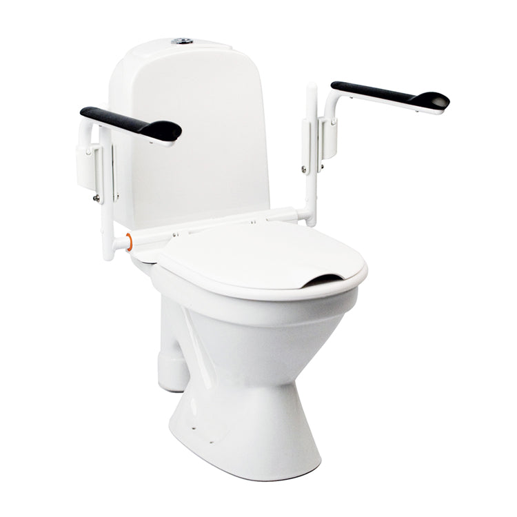 WC-istuin käsinojilla (säädettävät käsinojat)