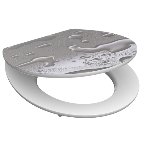 Högblank mönstrad toalettsits universal med trĂ€kĂ€rna - BĂTTRE. CC-mĂ„tt: 130-185mm LĂ€ngd: 425-475mm Bredd: 370mm.