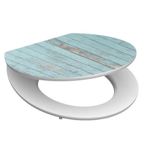 Högblank mönstrad toalettsits universal med trĂ€kĂ€rna - BĂTTRE. CC-mĂ„tt: 130-185mm LĂ€ngd: 425-475mm Bredd: 370mm.