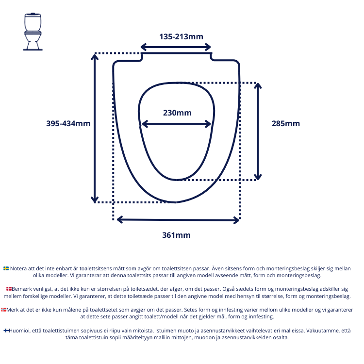Vit toalettsits design för IFĂ - BĂST