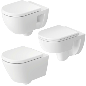 Toalettsitsar Duravit D-Code (D-form)