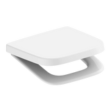 Vit toalettsits E-formad universal i Duroplast - BÄST. CC-mått: 105-205mm Längd: 390-440mm Bredd: 360mm.