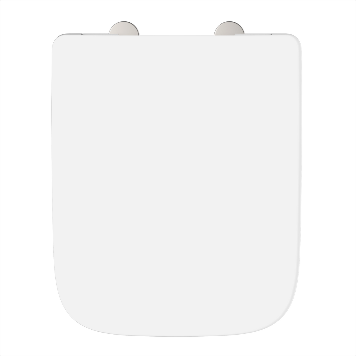 Vit toalettsits E-formad universal i Duroplast - BÄST. CC-mått: 105-205mm Längd: 390-440mm Bredd: 360mm.