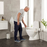 WC-istuimen korottaja 10cm kannella (reunasuojat)