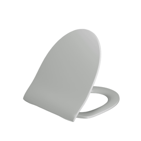Manhattangrå slimmad toalettsits (Proppbeslag) - BÄST