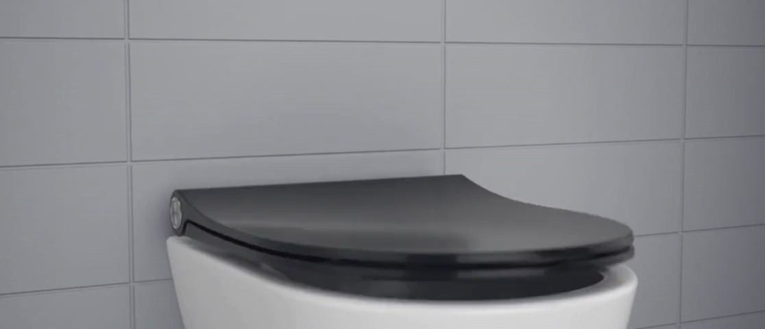 Valkoinen muotoiltu wc-istuin Villeroy & Boch:iin – PARAS